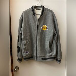 Jack & Jones Gray Varsity Jacket